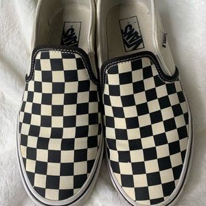 Checkerboard Slip-on Vans